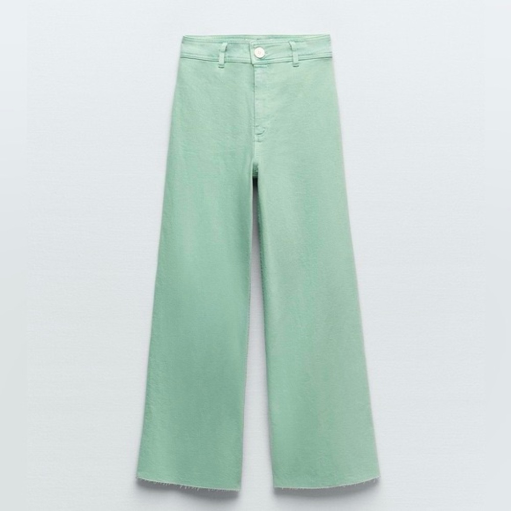 Zara marine straight jeans